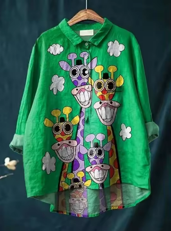 Veralisse - Stylish Animal Print Shirt