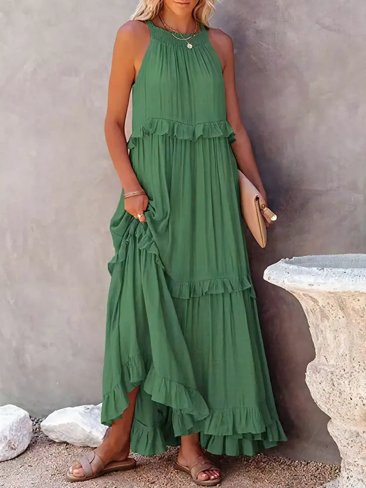 Stella - Ruffle Breeze Maxi Dress