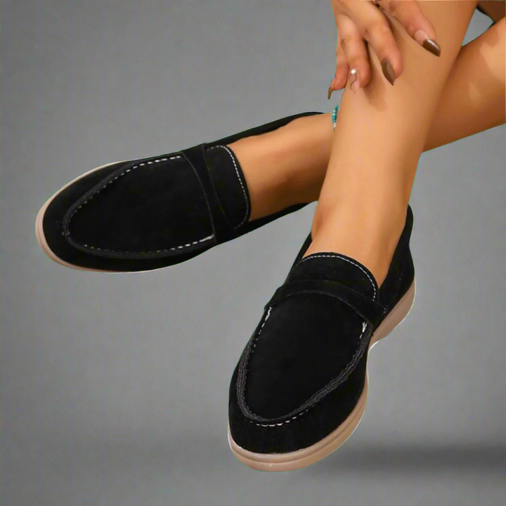 Heidi - Elegant Suede Moccasins