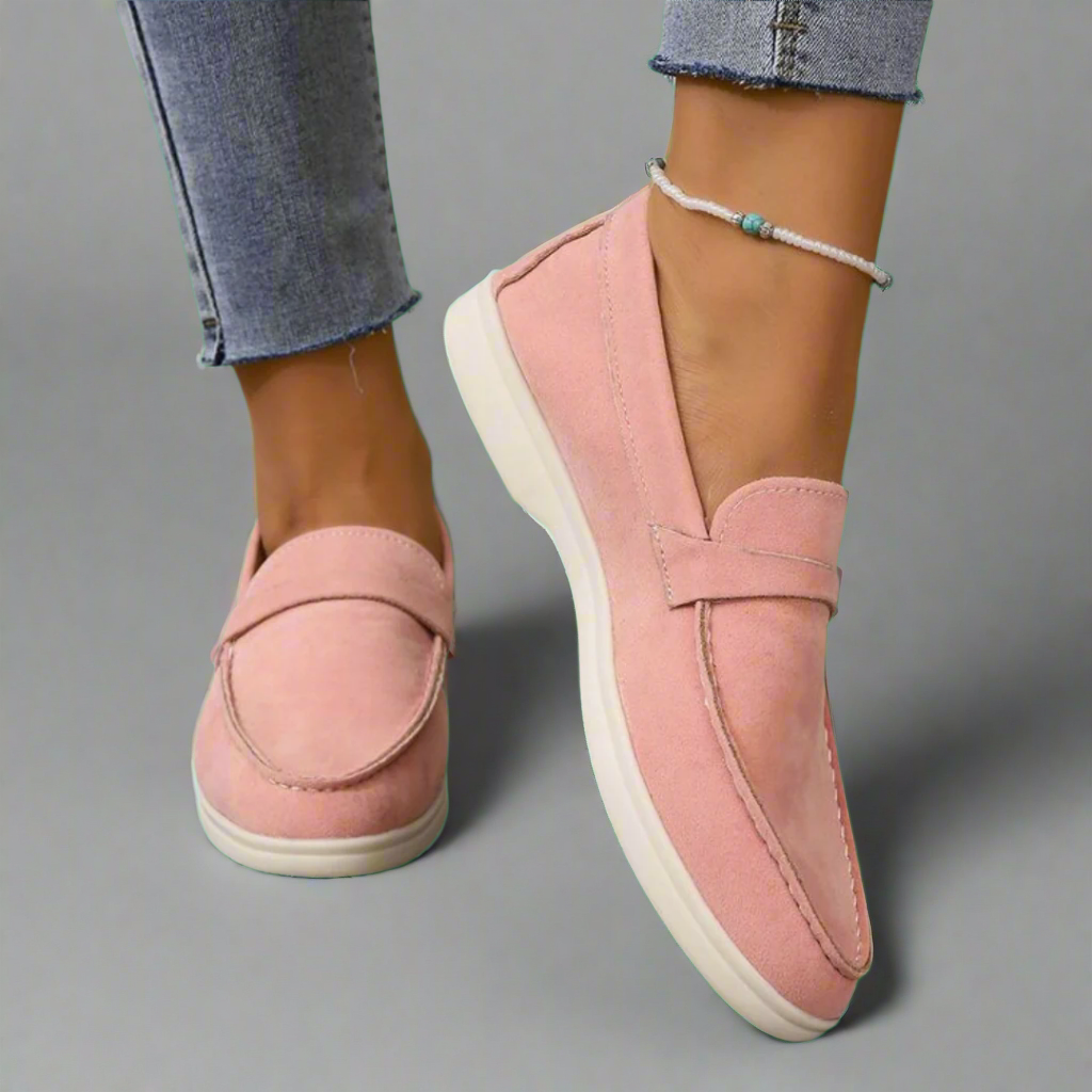 Heidi - Elegant Suede Moccasins