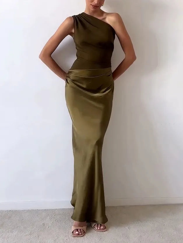 Vikki - One Shoulder Dress