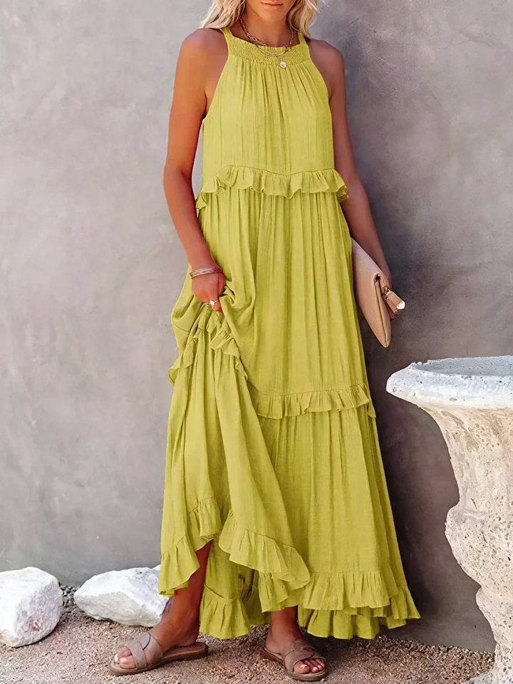 Stella - Ruffle Breeze Maxi Dress