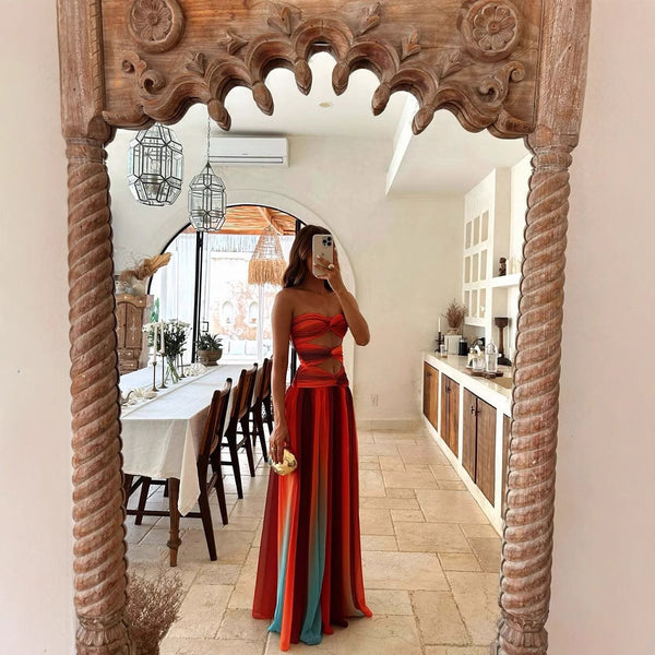 Ayesha - Long Strapless Dress