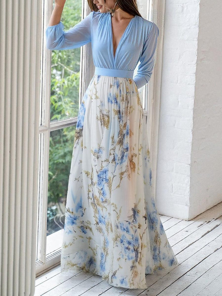 Alouette - Long Dress with Floral Print