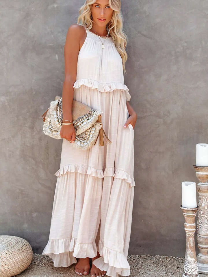Stella - Ruffle Breeze Maxi Dress