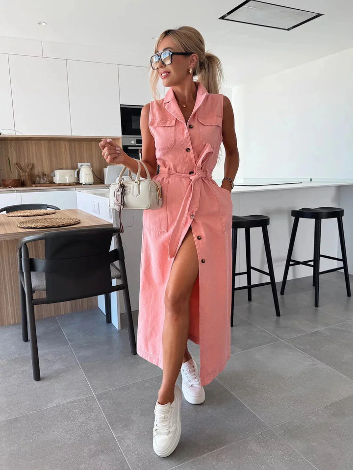 Zena - Maxi Denim Dress