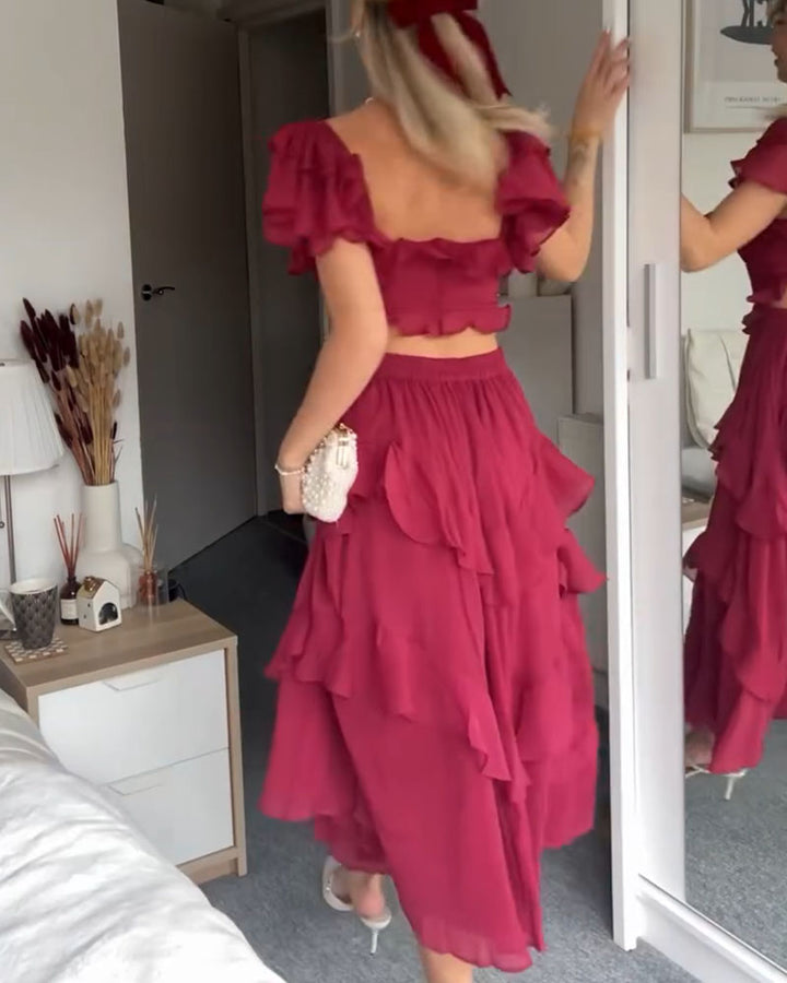 Celina - Ruffle Dress