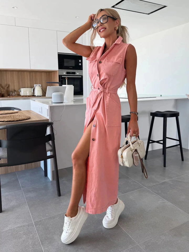 Zena - Maxi Denim Dress