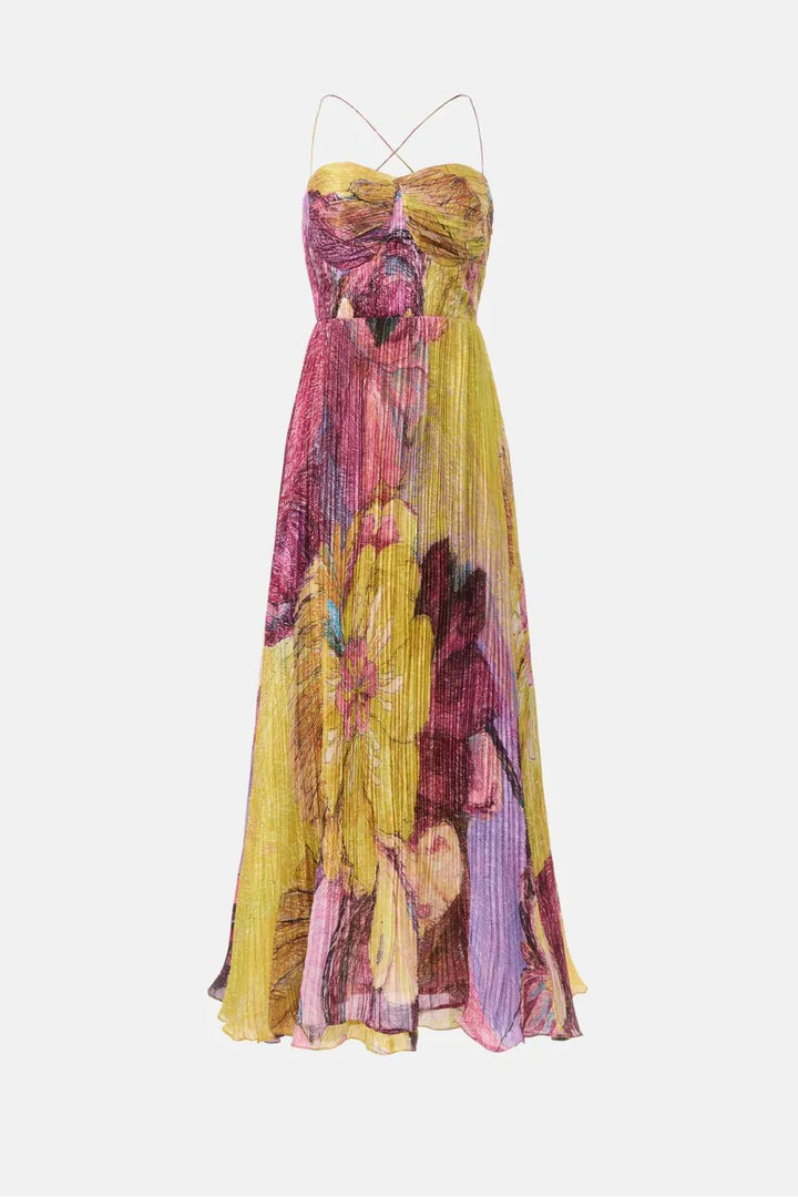Janice - Multicolor Maxi with Ikat Design