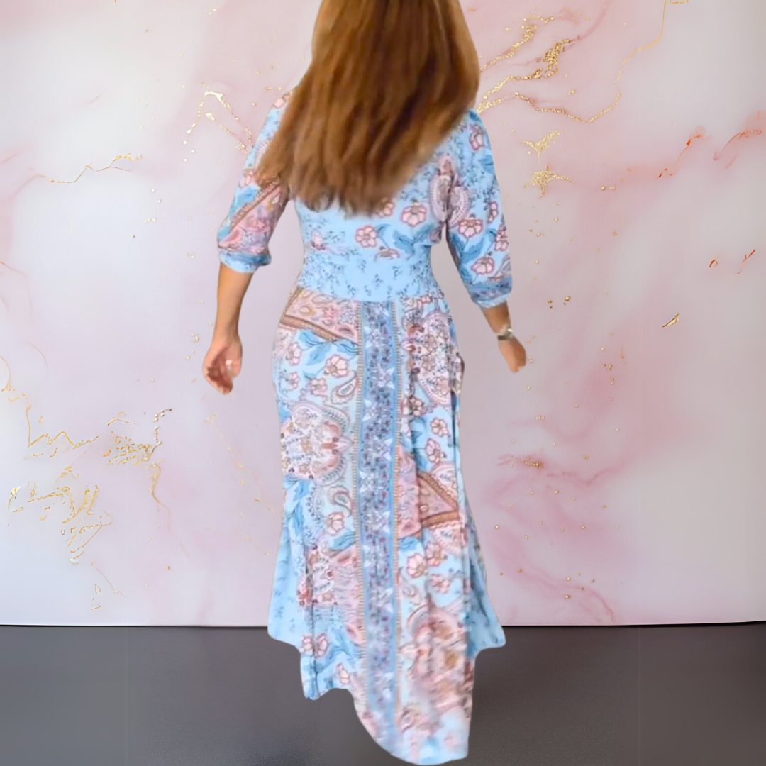 Alice - Elegant Summer Dress with V-neck