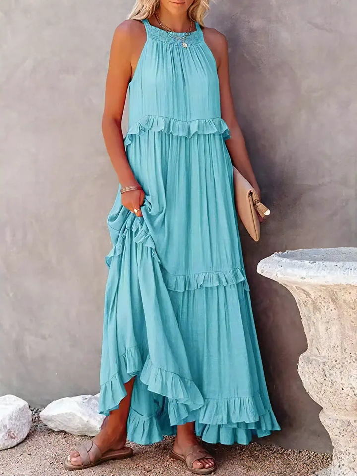 Stella - Ruffle Breeze Maxi Dress