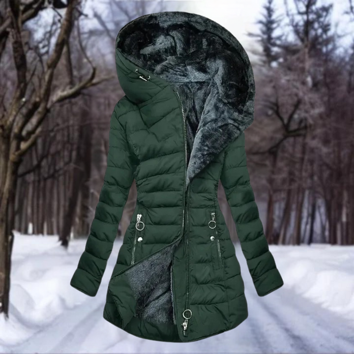 Louna - Elegant plush coat for women