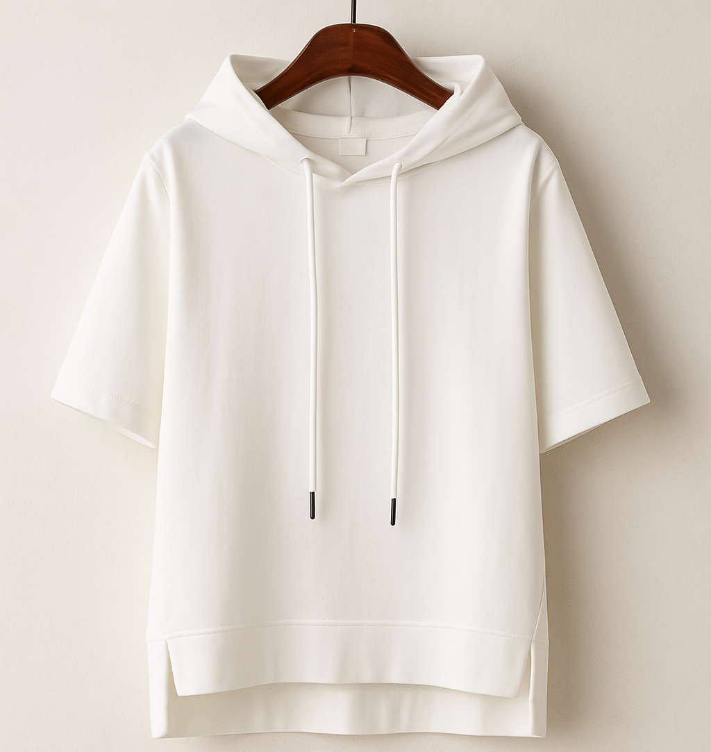 Maribelise - Stylish Short Sleeve Hoodie
