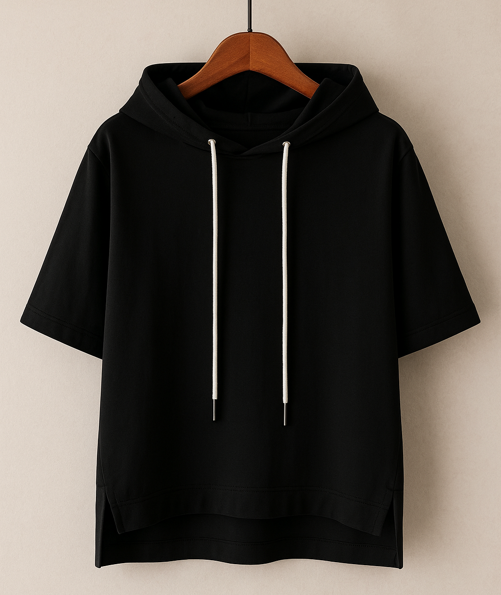 Maribelise - Stylish Short Sleeve Hoodie
