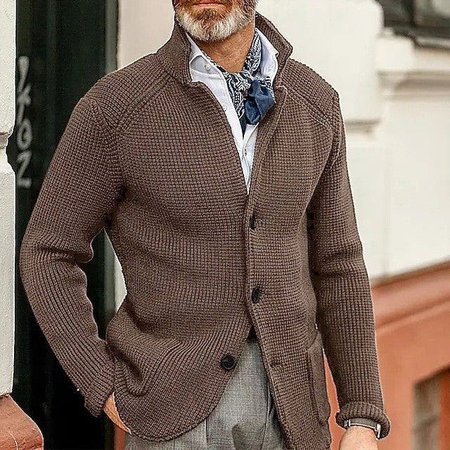 Gor - Elegant button cardigan for the stylish man