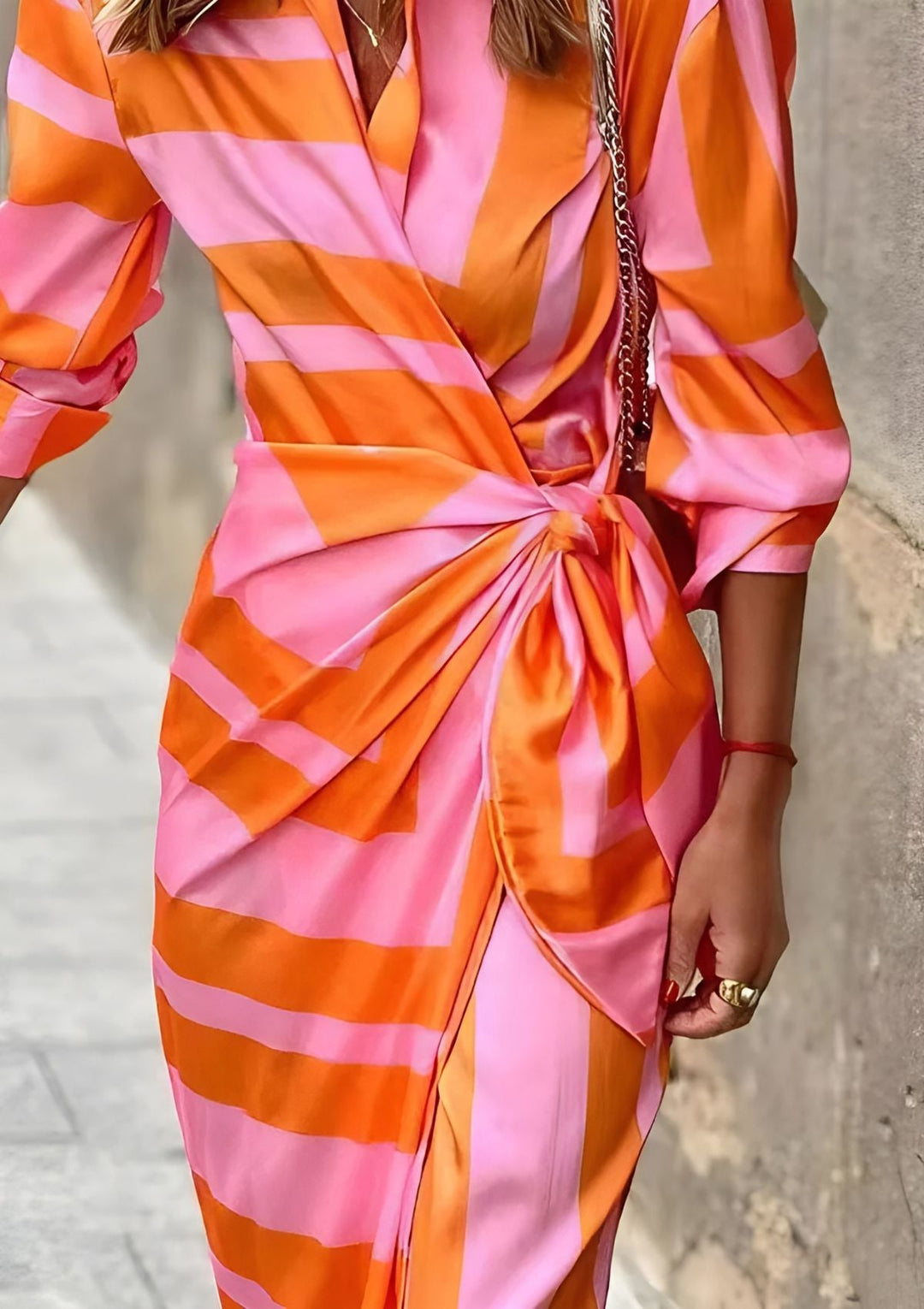 Lenora - Elegant Wrap Dress