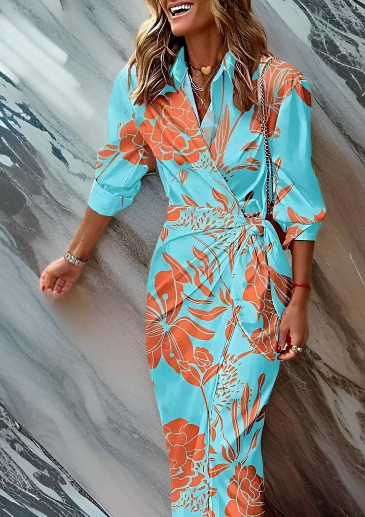 Lenora - Elegant Wrap Dress