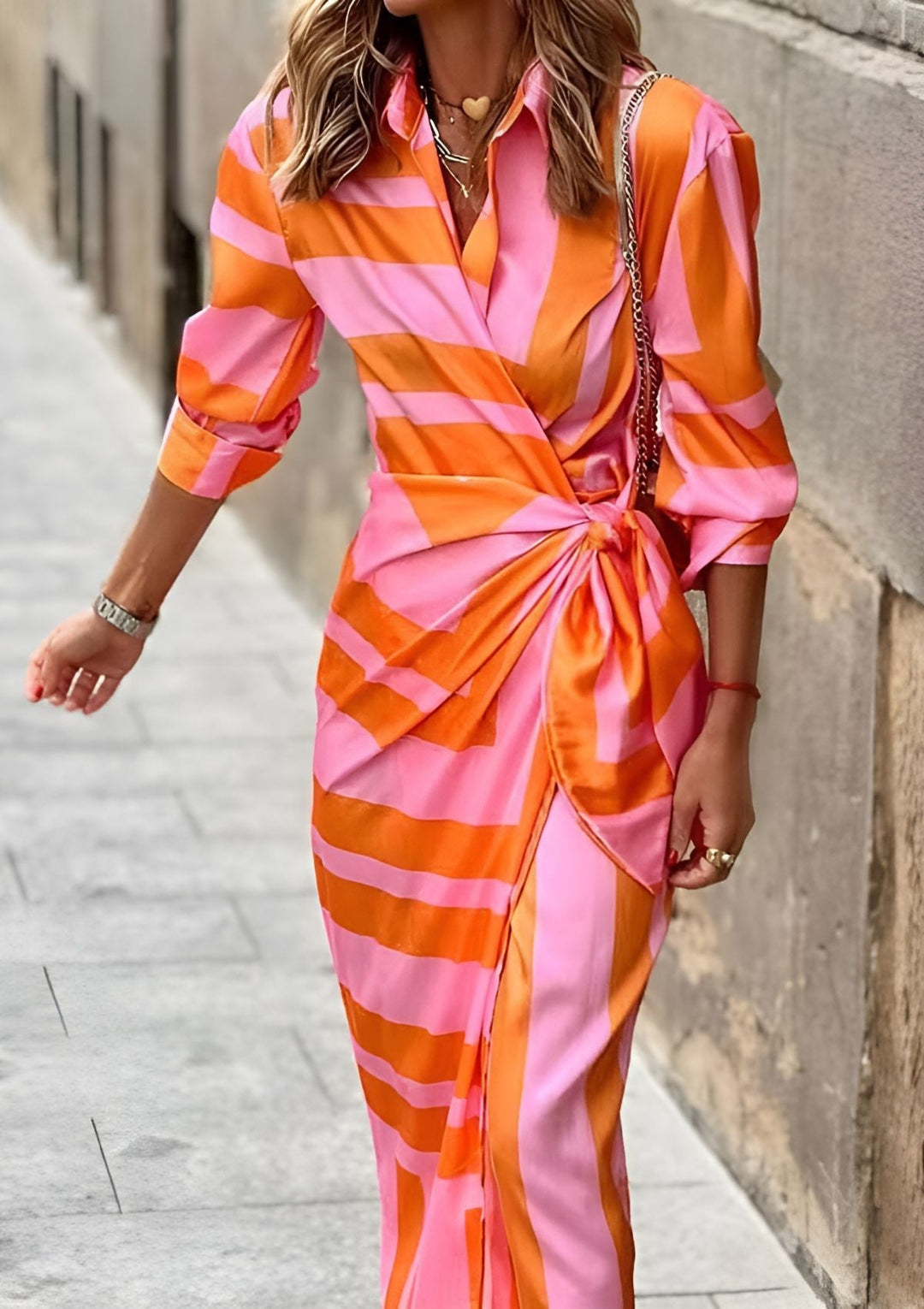Lenora - Elegant Wrap Dress