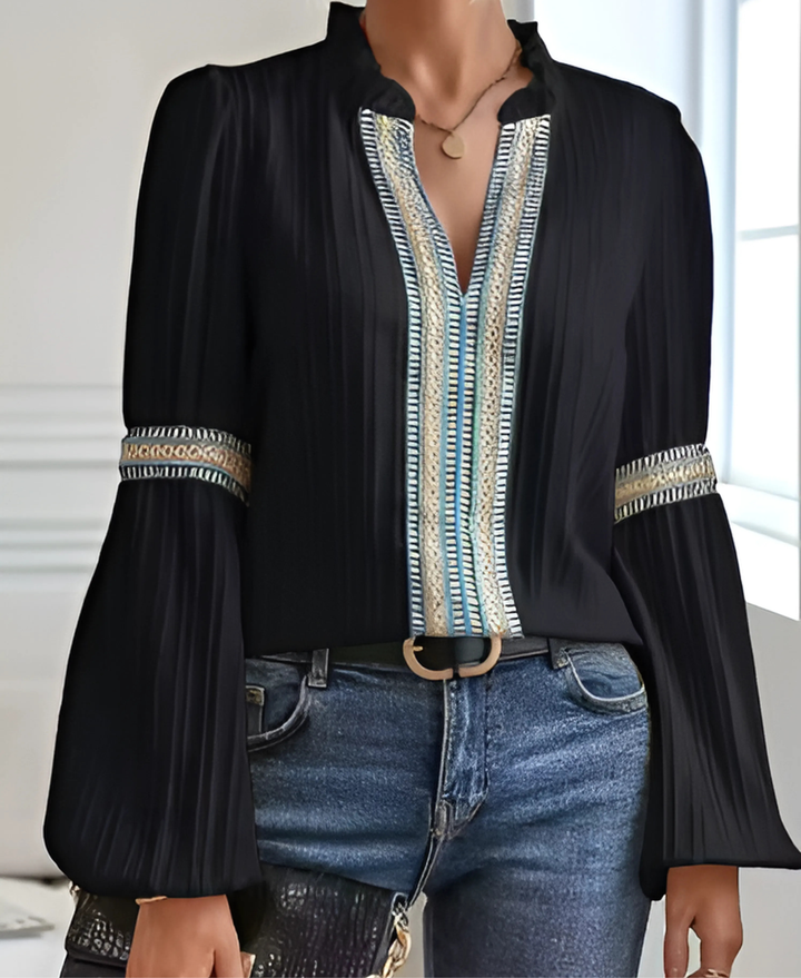 Bellarose - Vintage V-Neck Blouse
