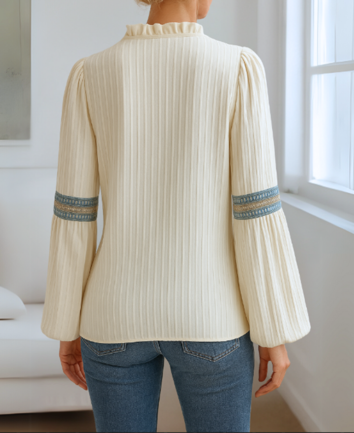 Bellarose - Vintage V-Neck Blouse