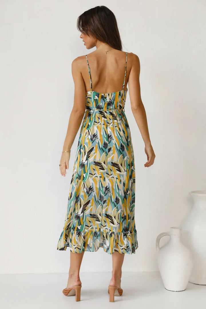 Ellen - Printed Summer Dress with Cool Comfort and Sunny Style for Casual Days