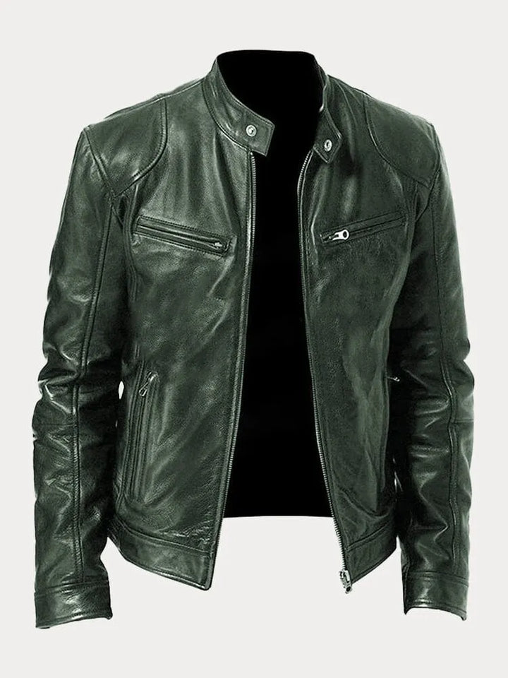 James - Men's casual leather jacket