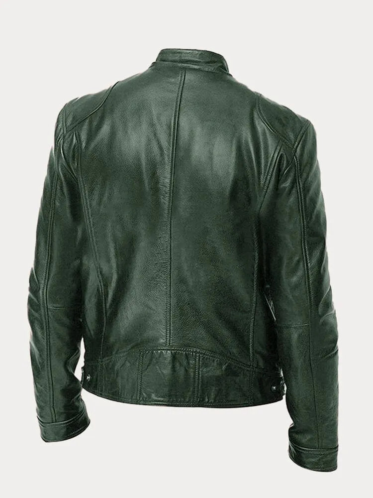 James - Men's casual leather jacket