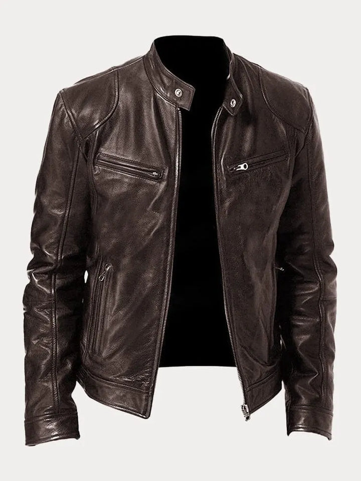 James - Men's casual leather jacket