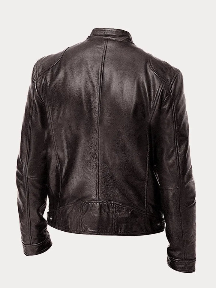 James - Men's casual leather jacket