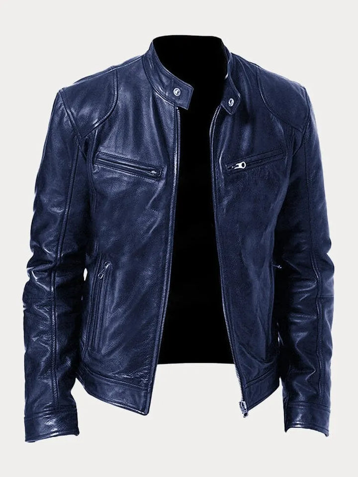 James - Men's casual leather jacket