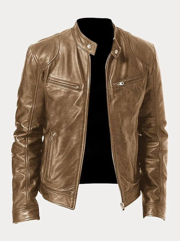 James - Men's casual leather jacket