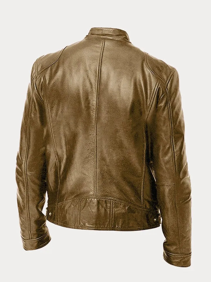 James - Men's casual leather jacket