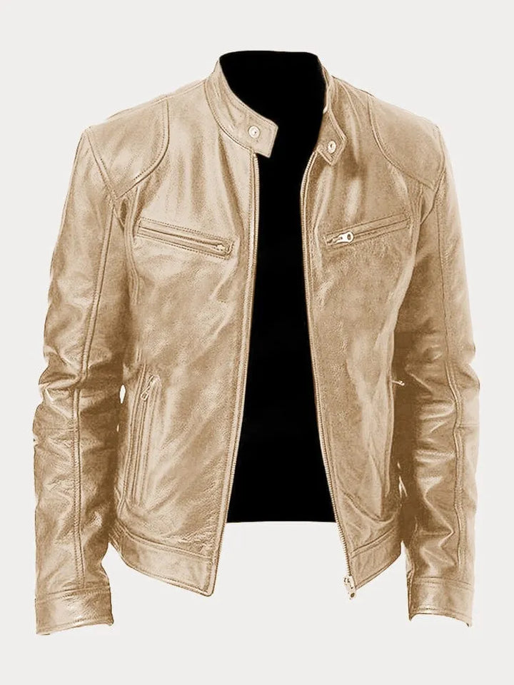 James - Men's casual leather jacket