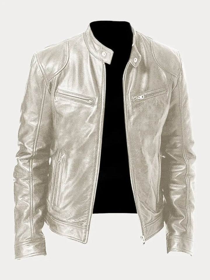 James - Men's casual leather jacket