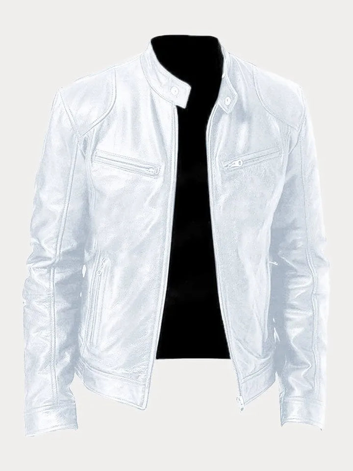 James - Men's casual leather jacket