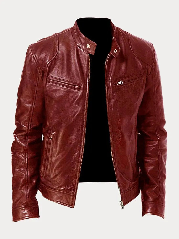 James - Men's casual leather jacket