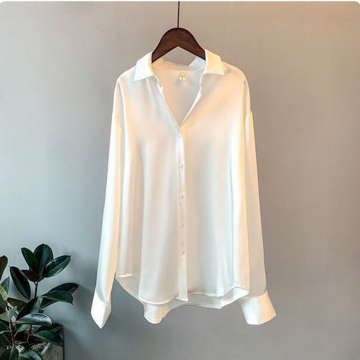Yara - Women's satin blouse