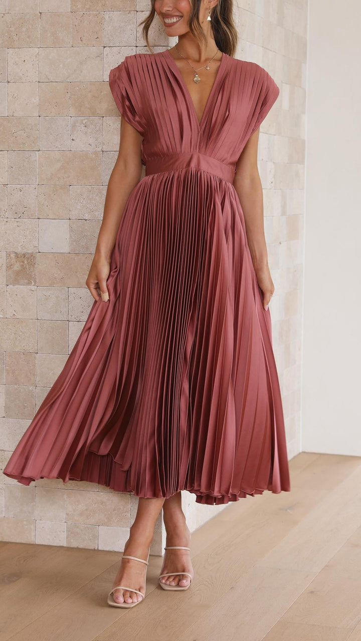Junavelle - Elegant Pleated Dress