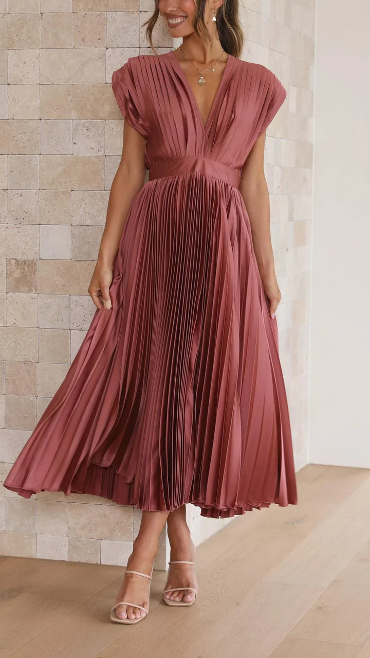 Junavelle - Elegant Pleated Dress