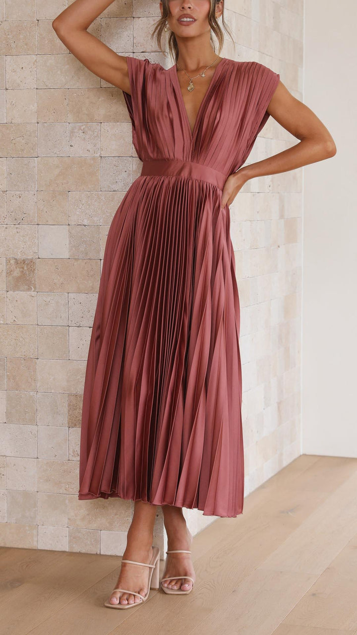 Junavelle - Elegant Pleated Dress