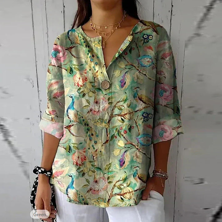 Kelsey - Floral Vintage Blouse