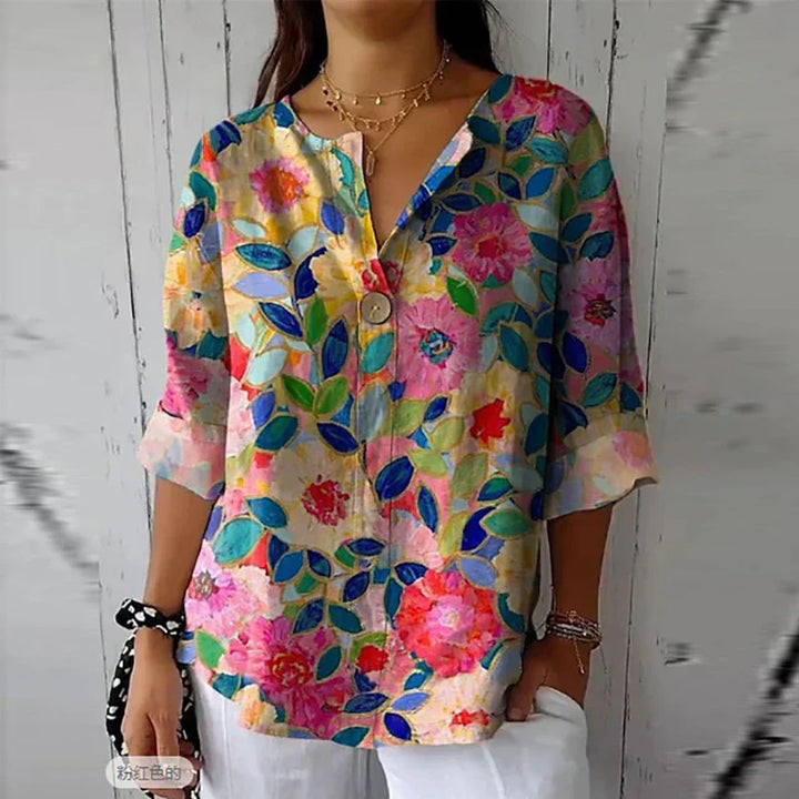 Kelsey - Floral Vintage Blouse