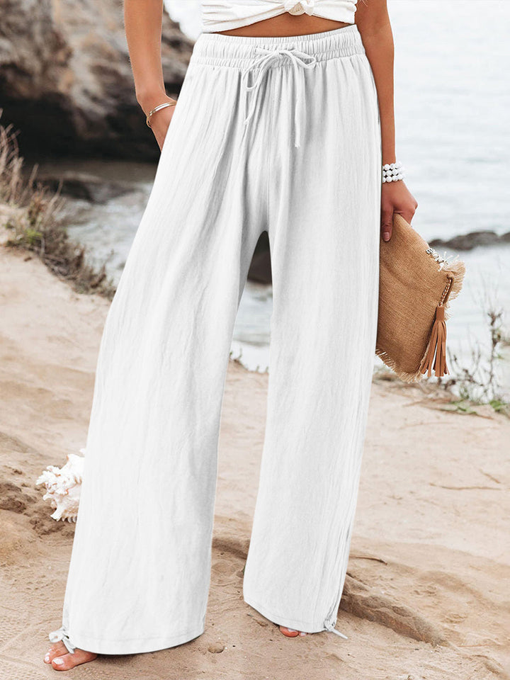 Anja - High-Waisted Wide-Leg Pants