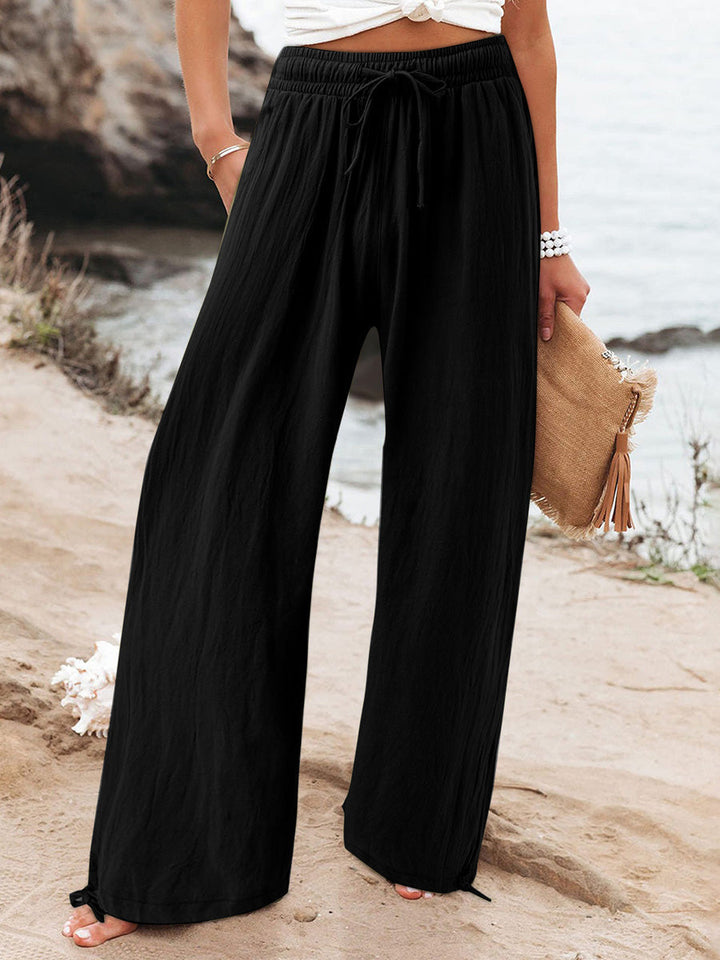 Anja - High-Waisted Wide-Leg Pants