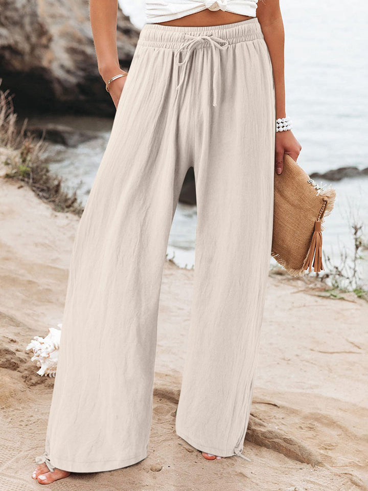 Anja - High-Waisted Wide-Leg Pants
