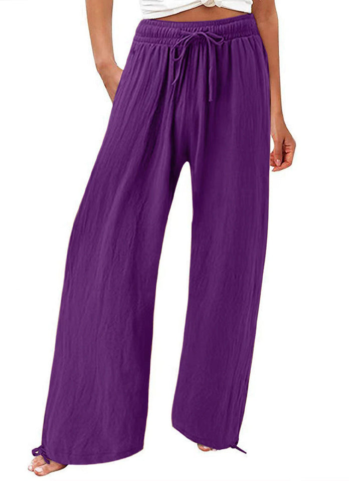 Anja - High-Waisted Wide-Leg Pants