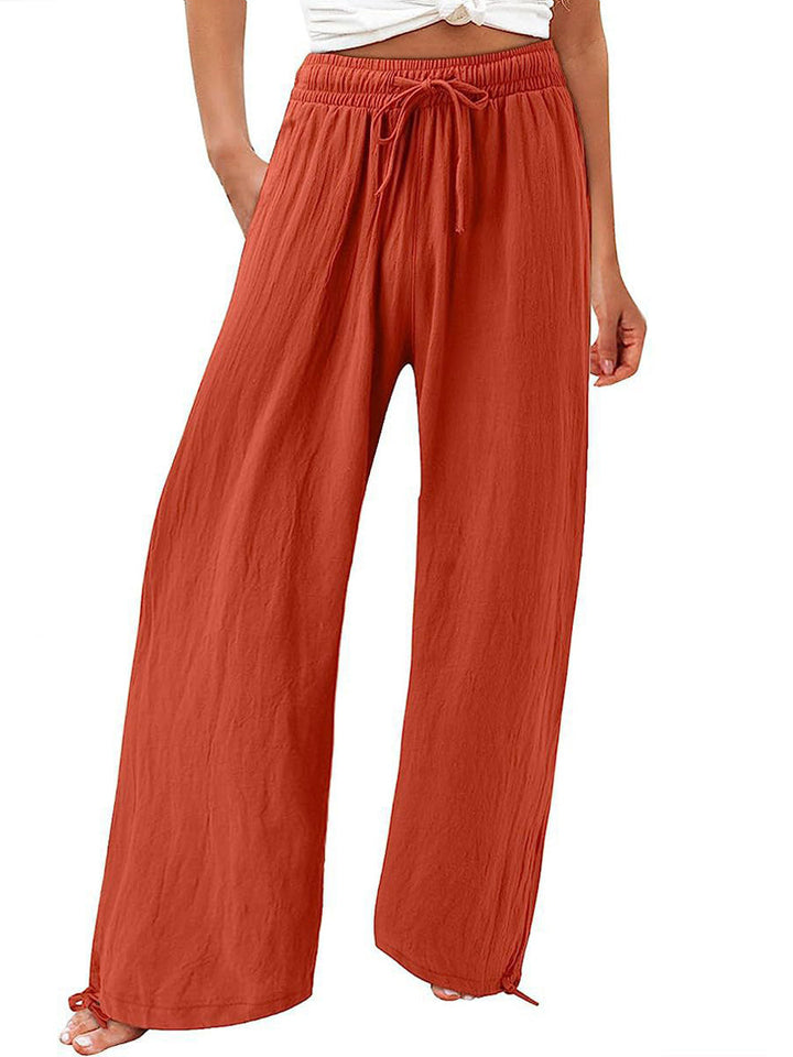 Anja - High-Waisted Wide-Leg Pants