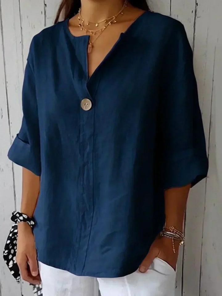 Shazia - Casual V-neck Blouse
