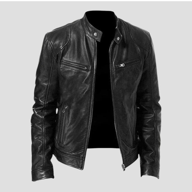 James - Men's casual leather jacket