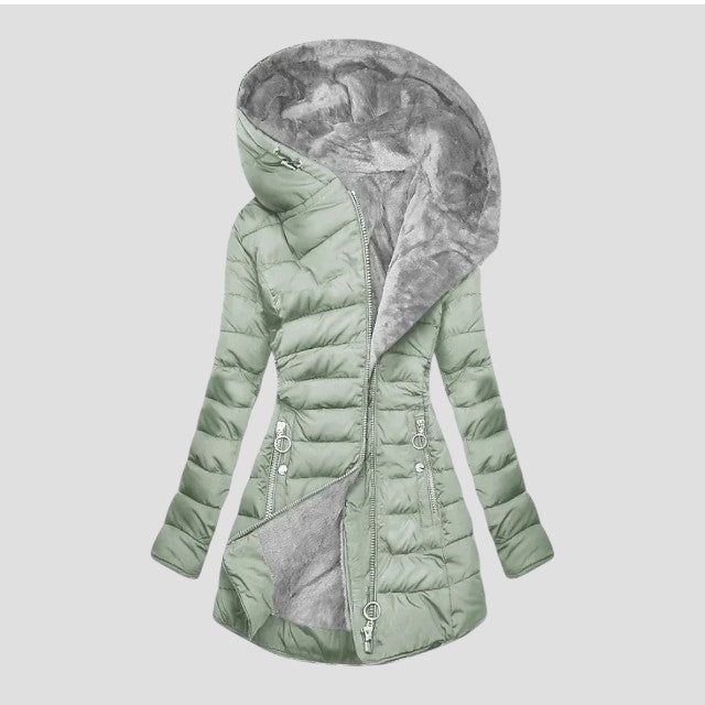 Louna - Elegant plush coat for women